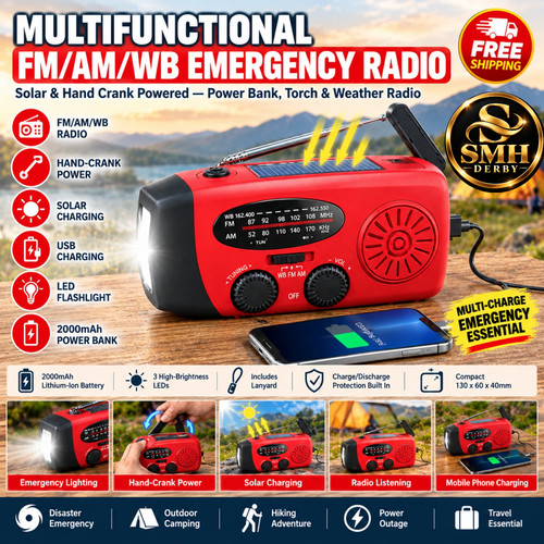 Emergency wind solar hand - wind,