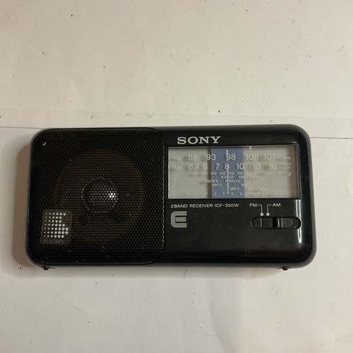 Sony icf 350w portable - am, 2