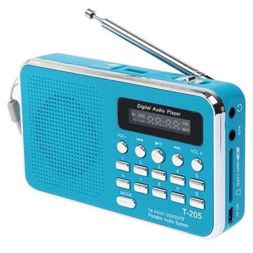 Portable lcd digital radio - portable,