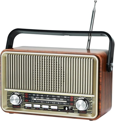 Portable radio with - fm,
