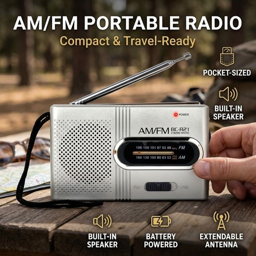 Travel radio battery - travel,