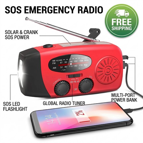 Emergency wind solar hand - emergency,