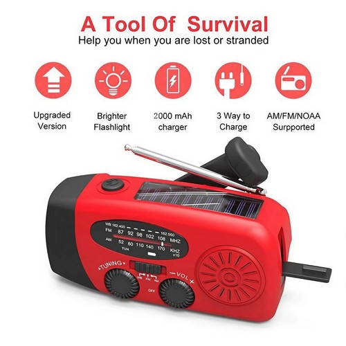 Emergency wind solar hand - emergency,