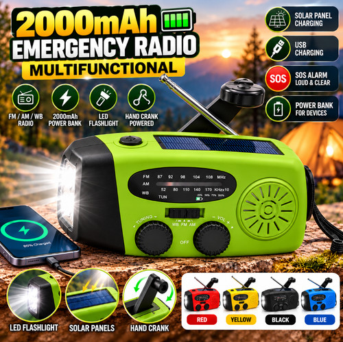 2000mah wind solar radio - up,