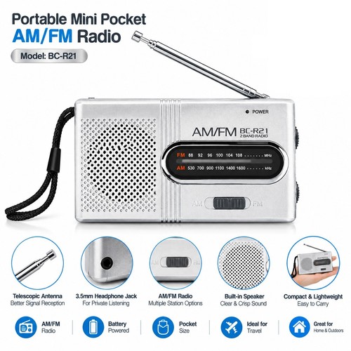 Portable pocket radio - fm,