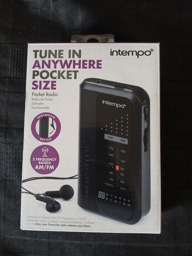 Intempo portable radio - am,