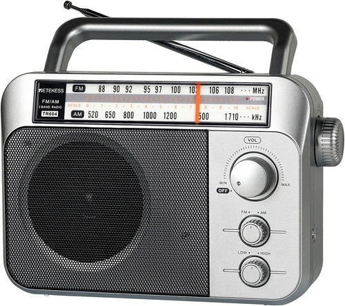Portable radio battery - portable, am