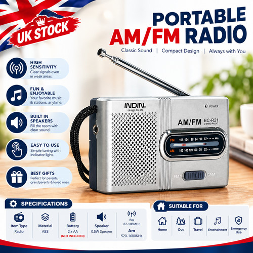 Portable radio battery - fm,