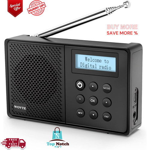 Dab digital radio portable - dab+,