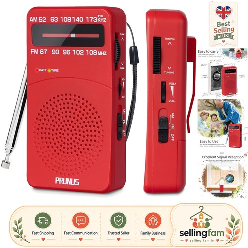 166 portable fm radio - j-166, am