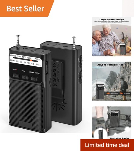 Wireless pocket radio - am/fm,