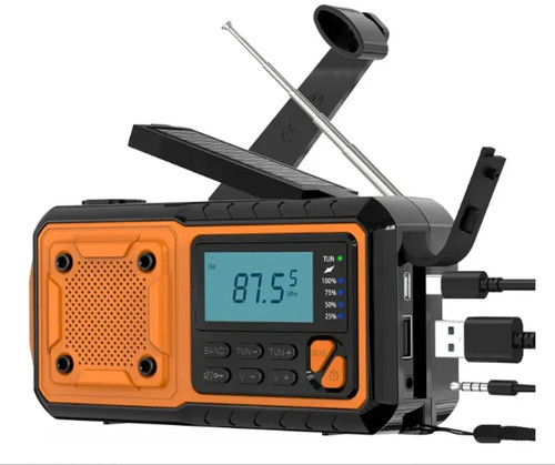 4000mah solar emergency radio - solar,