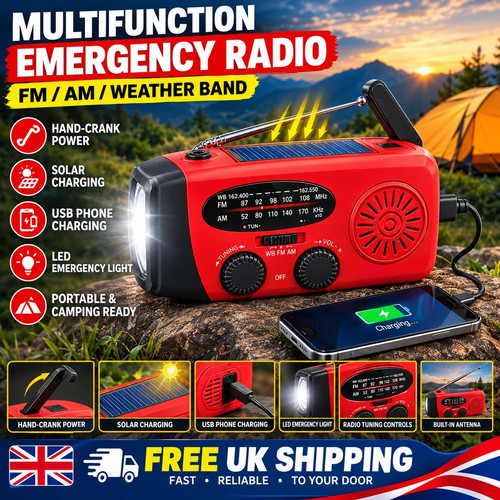 2000mah wind solar radio - solar,