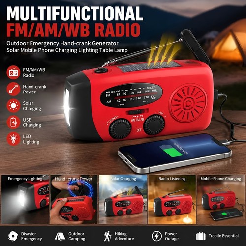 Emergency wind solar hand - wind,
