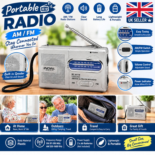 Portable radio battery - fm,