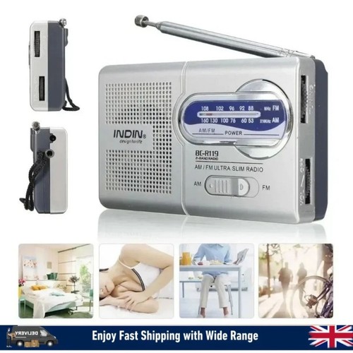 Portable radio battery - portable, am