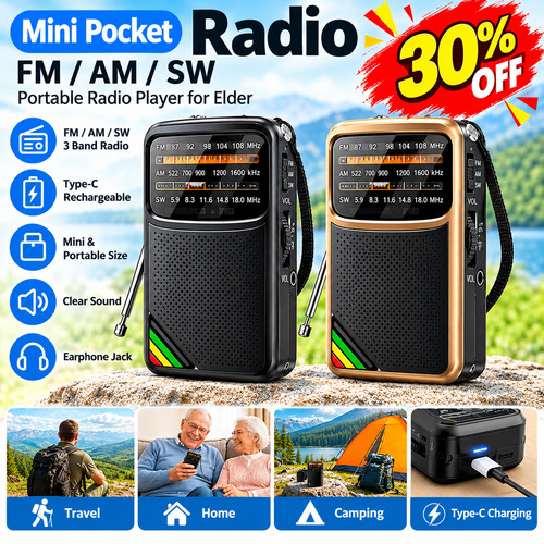 Mini pocket radio - mini, fm