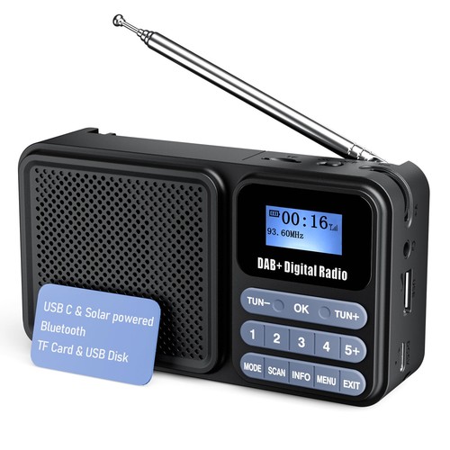 Dab radio portable - dab,