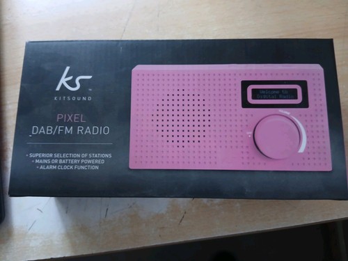 Pink dab battery - fm/dab, radio
