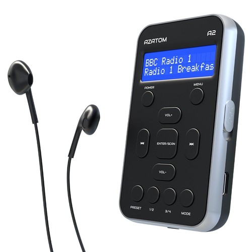 Dab portable pocket radio - dab+, fm